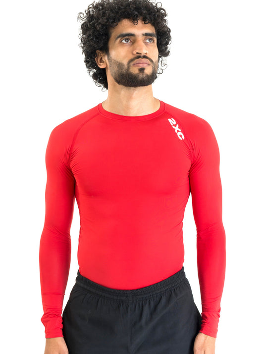 RED FULL SLEEVE COMPRESSION